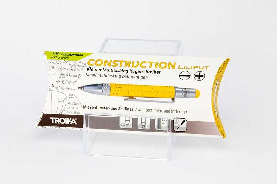 Troika TROIKA Multitasking-Kugelschreiber LILIPUT TOOL PEN gelb