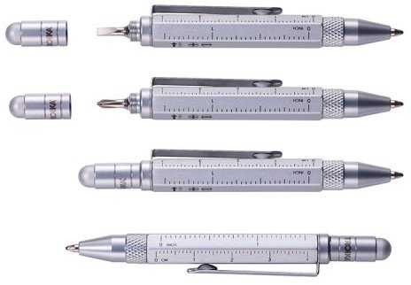 Troika TROIKA Multitasking-Kugelschreiber LILIPUT TOOL PEN titan