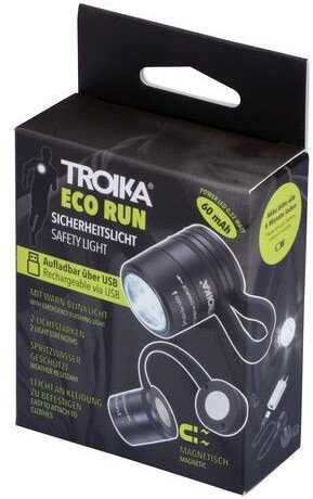 Žibintuvėlis Troika TROIKA latarka ECO* RUN juoda