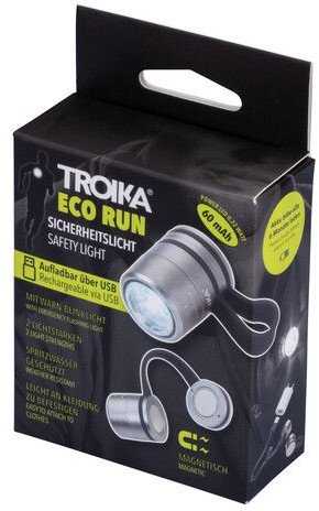 Žibintuvėlis Troika TROIKA latarka ECO* RUN spalva titano