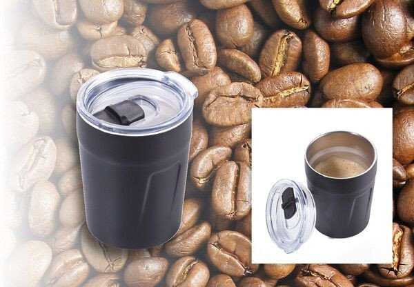 Troika TROIKA Thermobecher ESPRESSO DOPPIO juodas