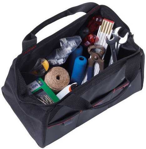 Troika TROIKA TOOL BAG Juodas, Raudona Brezent