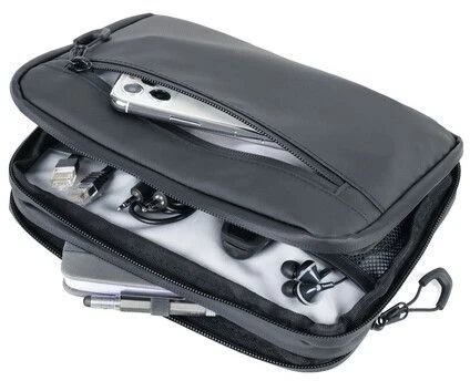 TROIKA kabelių dėklas TROIKA Juodas TECH POUCH 2