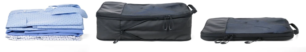 Troika TROIKA Krepšys kompresyjna podróżna TROIKA Juodas PACKING SHIRTS