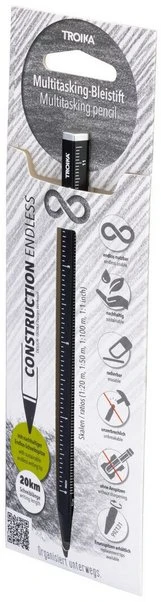 Troika TROIKA Multitasking-Bleistift CONSTRUCTION ENDLESS juodas