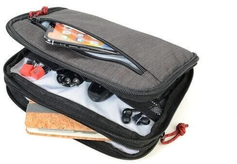 Dėklas Troika TROIKA Organizer Poliesteris Juodas Pilka Business Tech Pouch 2