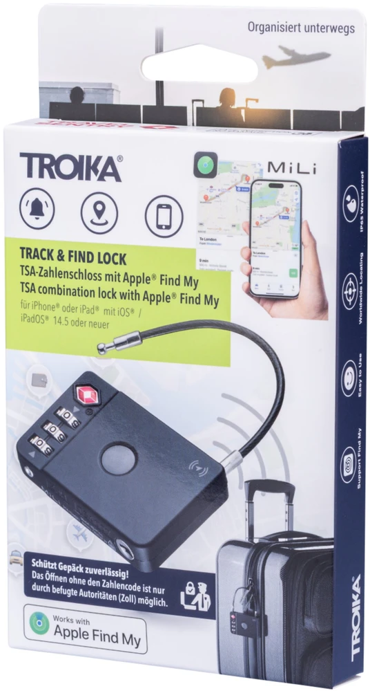 Troika TROIKA TSA-Kofferschloss TRACK & FIND LOCK