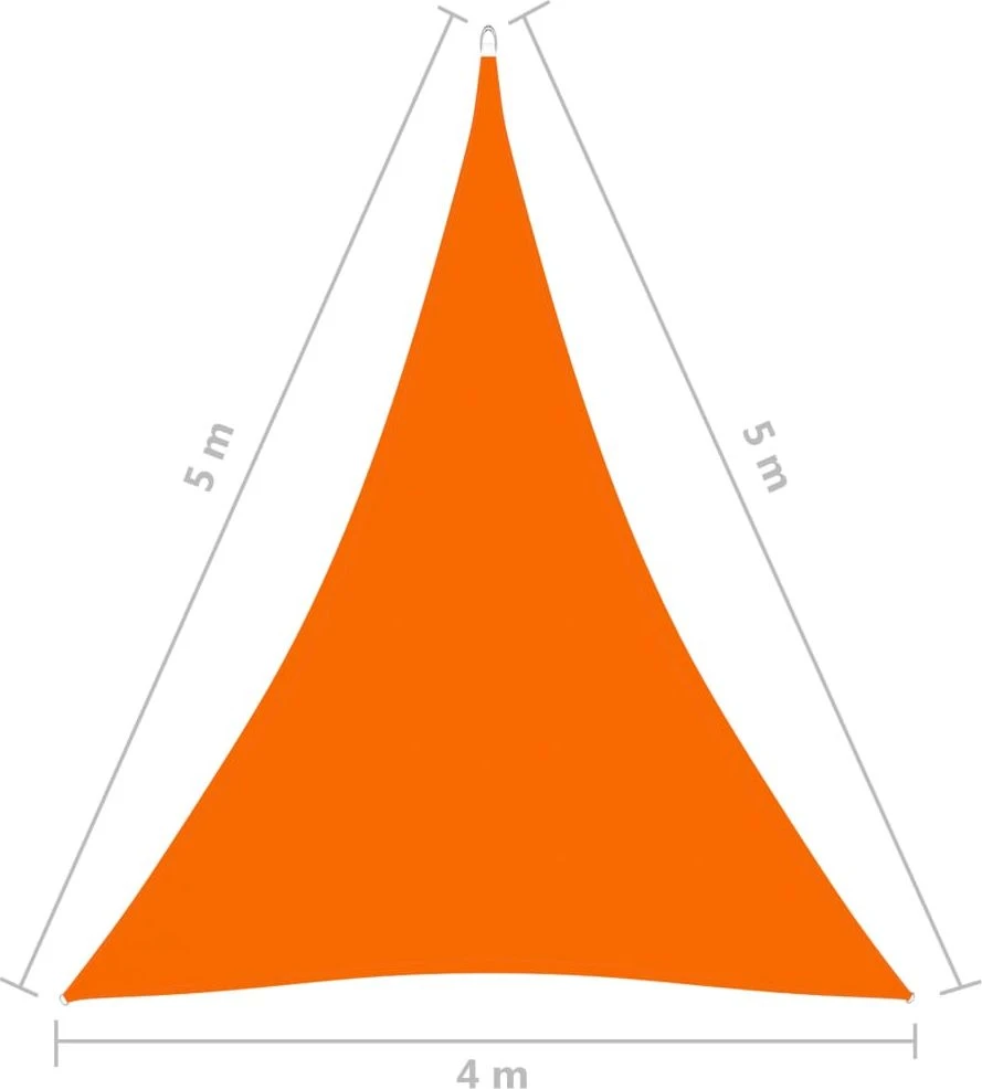 Uždanga nuo saulės, oranžinė, 4x4x5m, oksfordo audinys