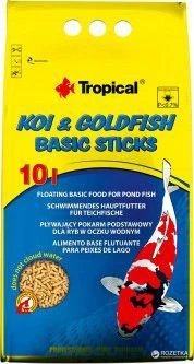 TROPICAL Pond Sticks Mixed 50 L Nourriture Flottante Complète Pour Koi Poissons Rouges Et Autres Cyprinides