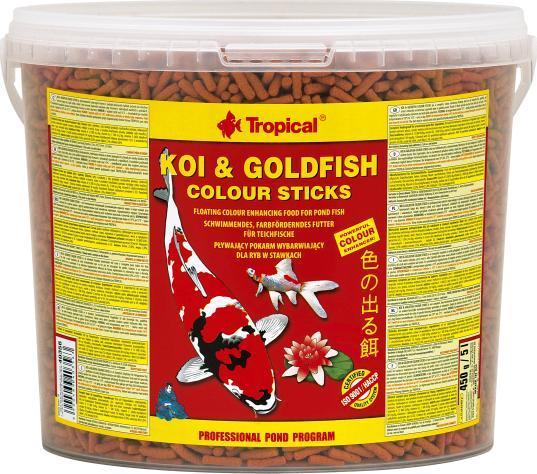 TROPICAL koi ir auksinės žuvies spalvų lazdelės 5l