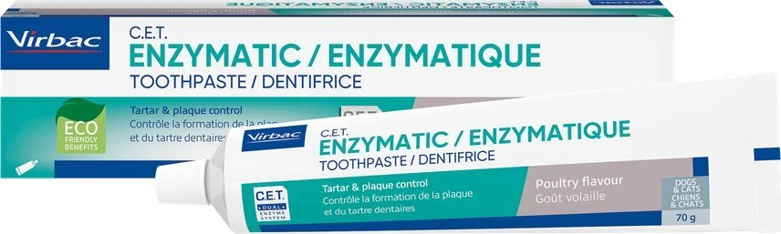VIRBAC C.E.T. - fermentinė dantų pasta šunims ir katėms - 70 g