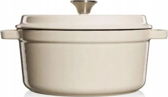 Sourcing Puodas Grand feu FEUMWHITE, 24 cm x 24 cm x 10.5 cm, 3.5 l