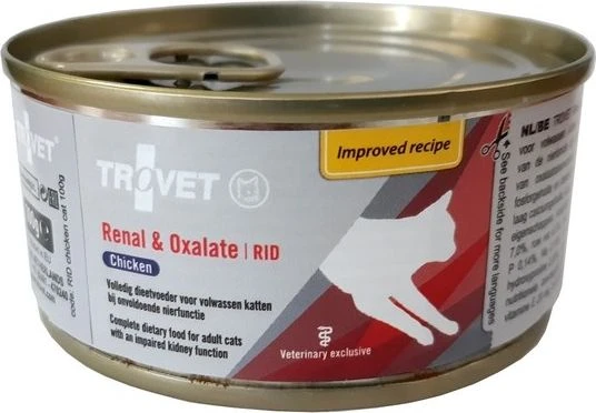 TROVET Renal & Oxalate RID vištiena – šlapias kačių maistas – 100g