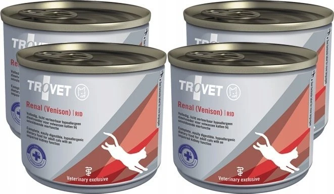 Kačių Maistas - TROVET Renal RID Venison Wet 200g
