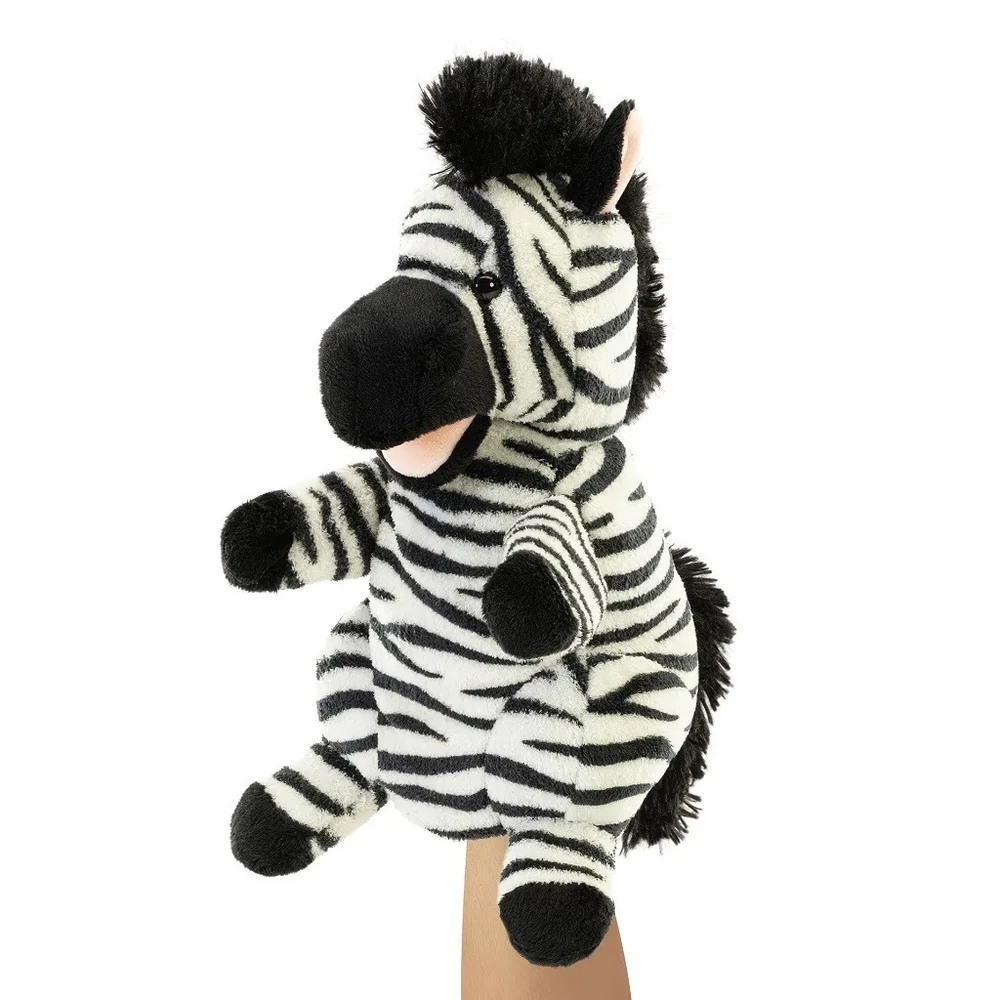 Trudi Pliušinis žaislas-pirštinė - zebras, 29 cm