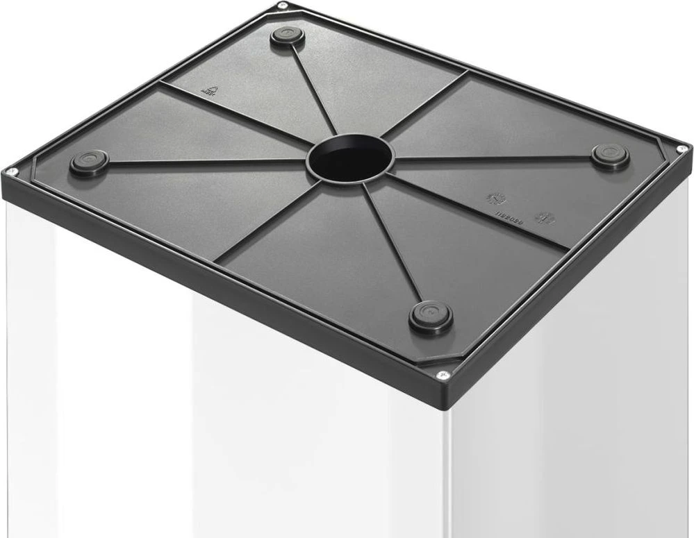 Hailo Šiukšliadėžė Big-Box Swing, baltos spalvos, 52l, XL dydžio