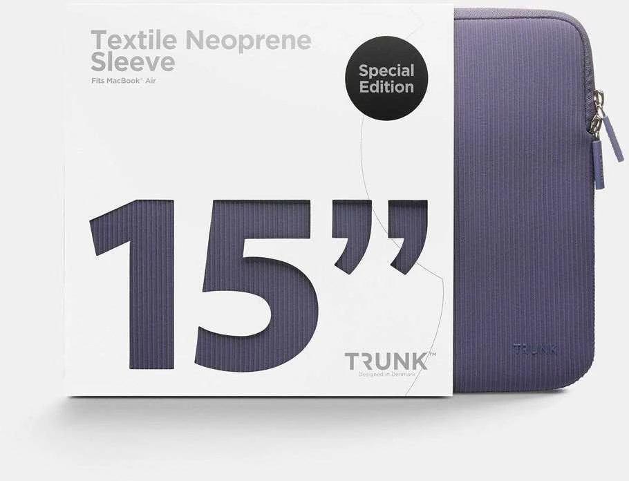 Trunk Ribbed Velvet do MacBook Air 15" blueberry