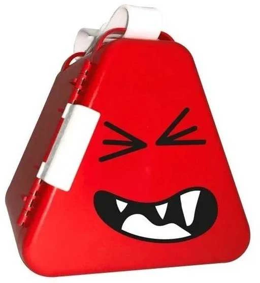 Trunki Nešiojama dėžutė, konteineris TeeBee žaislams - raudonos spalvos
