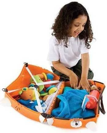 Trunki kelioninis lagaminas su ratukais vaikams | Tigriukas Tipu