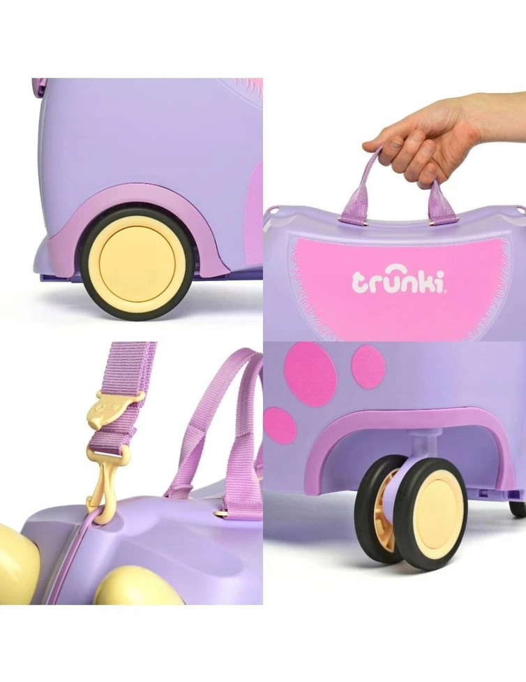 Trunki GLIDE360 Cat Cassie – vaikiškas kelioninis lagaminėlis (TRU0141)