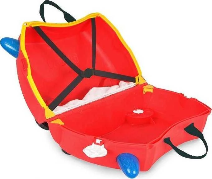 Trunki kelioninis lagaminas su ratukais vaikams | Gaisrinis automobilis Frank