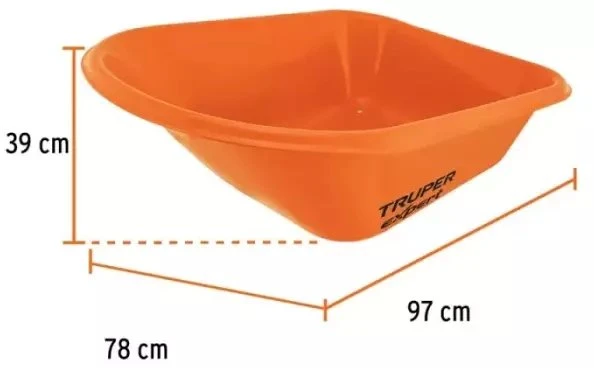 Truper Expert 100L profesionalus karutis su HDPE plastikine talpa