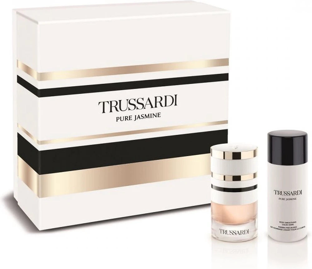 Trussardi Pure Jasmine rinkinys moterims (EDP, 60 ml + kūno šveitiklis, 125 ml)
