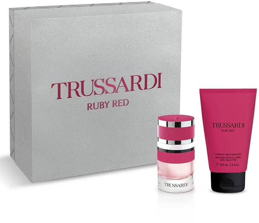Trussardi Ruby Raudona Eau De Perfume Purškiklis, 60 ml Set 2 Pieces