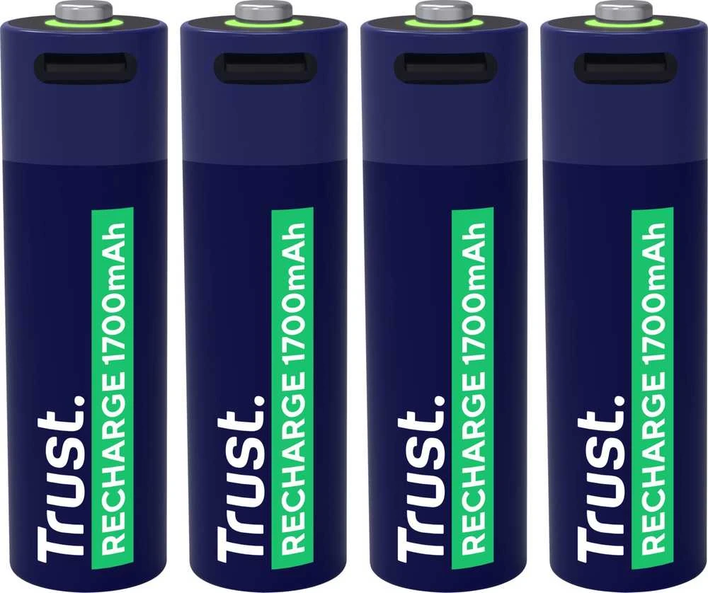 Trust AA / R6 baterijos 1700mAh 4 vnt.