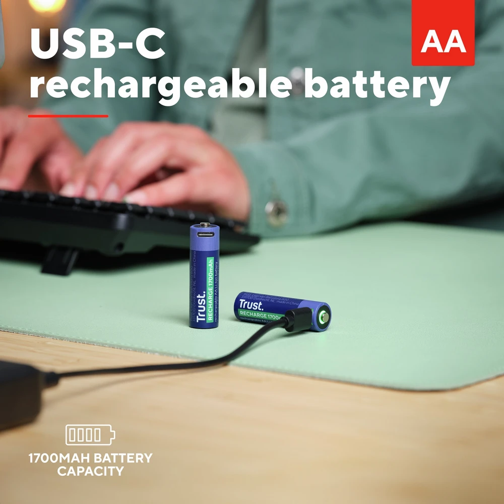 Trust akumuliatorius AA/R6 1700mAh 2 vnt.