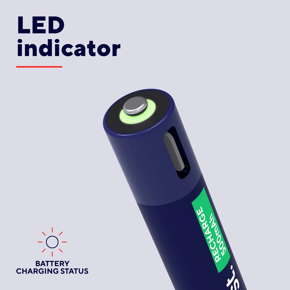 Trust AAA baterija su LED įkrovos indikatoriumi