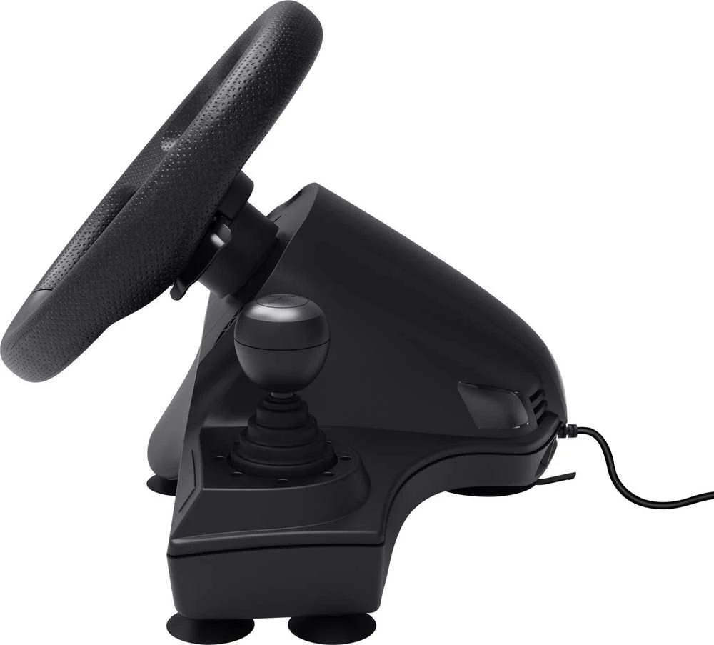 „Trust GXT 289 Movi Juodas“ USB vairas + pedalai, skirti „Nintendo Switch“, „PlayStation 4“, „XBOX One S“, „XBOX One X“, „XBOX Series S“, „XBOX Series X“