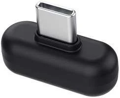 USB-C jungties adapteris juodos spalvos korpusu