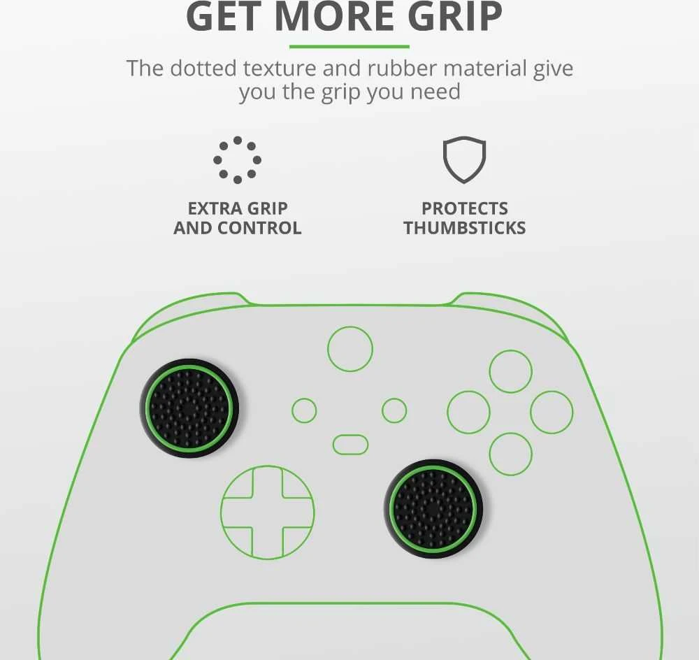 Trust GXT 267 Pultelio Mygtukų Apsaugos (4 vnt.) | XBOX Series X | Juoda