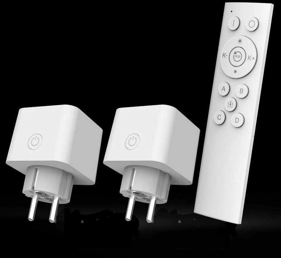 TRUST išmanusis WiFi lizdas – RINKINYS – PRADŽIOS RINKINYS – 2 lizdai ir nuotolinio valdymo pultas