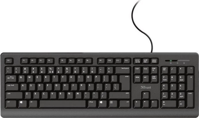 Trust TK-150 klaviatūra Universal USB QWERTY Juodas