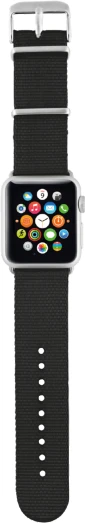 Icy Box Trust Urban Nylon Apple Watch Strap 42mm Juodas (20929)