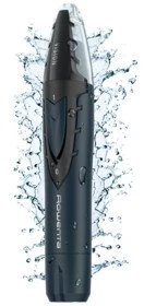 Rowenta Nose and Ear Trimmer | TN3011F0 | Cordless | Wet & Dry | Juodas/Mėlyna