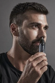 Rowenta Nose and Ear Trimmer | TN3011F0 | Cordless | Wet & Dry | Juodas/Mėlyna