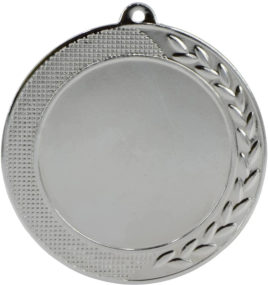 MEDAL Sidabrinis 70 MM MIEJSCE NA EMBLEMAT 50 MM STALOWY TRYUMF