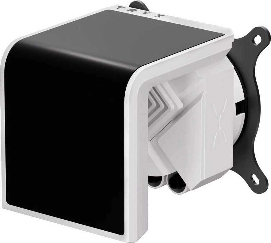 TRYX PANORAMA SE ARGB 360 All-in-One Liquid Cooler, 3D-AMOLED Ekranas – 360mm, baltos spalvos