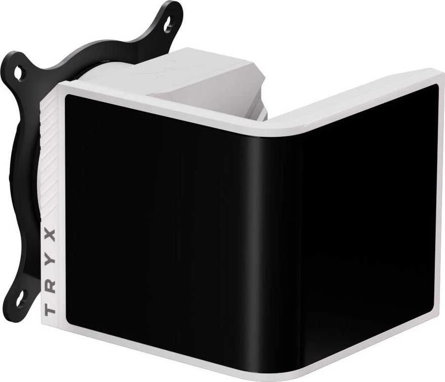 TRYX PANORAMA SE ARGB 360 All-in-One Liquid Cooler, 3D-AMOLED Ekranas – 360mm, baltos spalvos