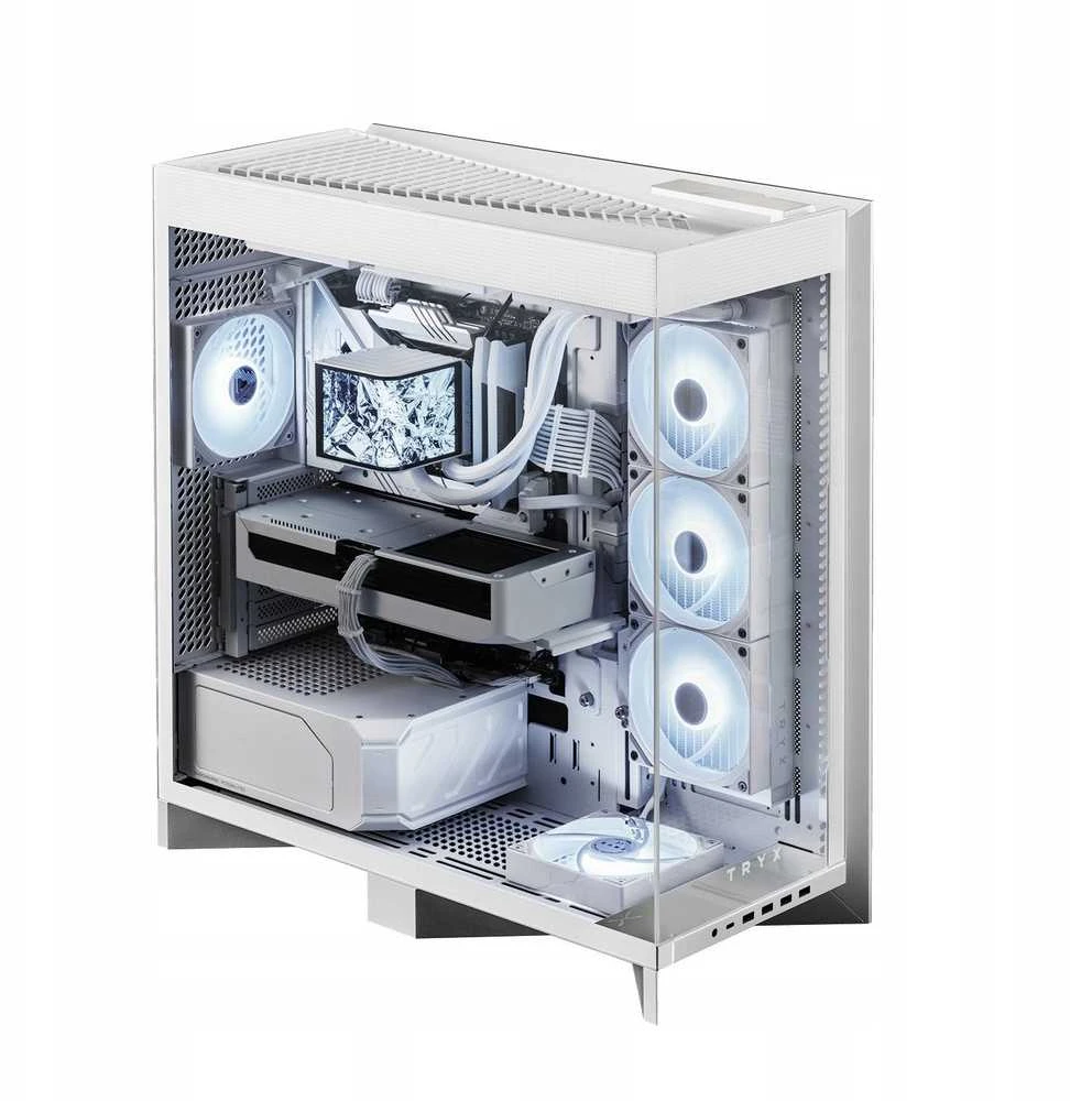 TRYX LUCA L70 kompiuterio korpusas, Mid-Tower, E-ATX, Tempered Glass – baltos spalvos