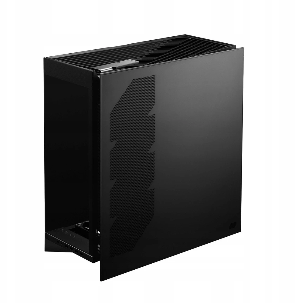 TRYX LUCA L70 Midi-Tower, Tempered Glass, ARGB – juodos spalvos
