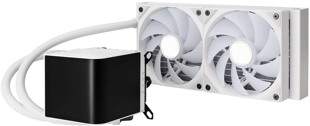 TRYX PANORAMA ARGB 240 All-in-One Liquid Cooling, 3D-AMOLED Ekranas – 240mm, baltos spalvos