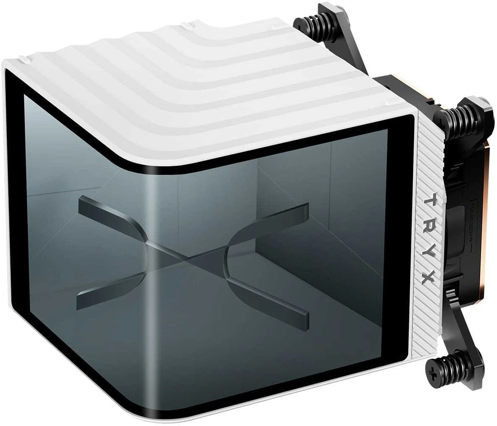 TRYX Panorama CPU vandens blokas, AMOLED Ekranas, Intel ir AMD lizdai ir baltas