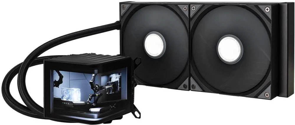 TRYX PANORAMA 280 All-in-One Liquid Cooling, 3D-AMOLED Ekranas – 280mm, juodos spalvos