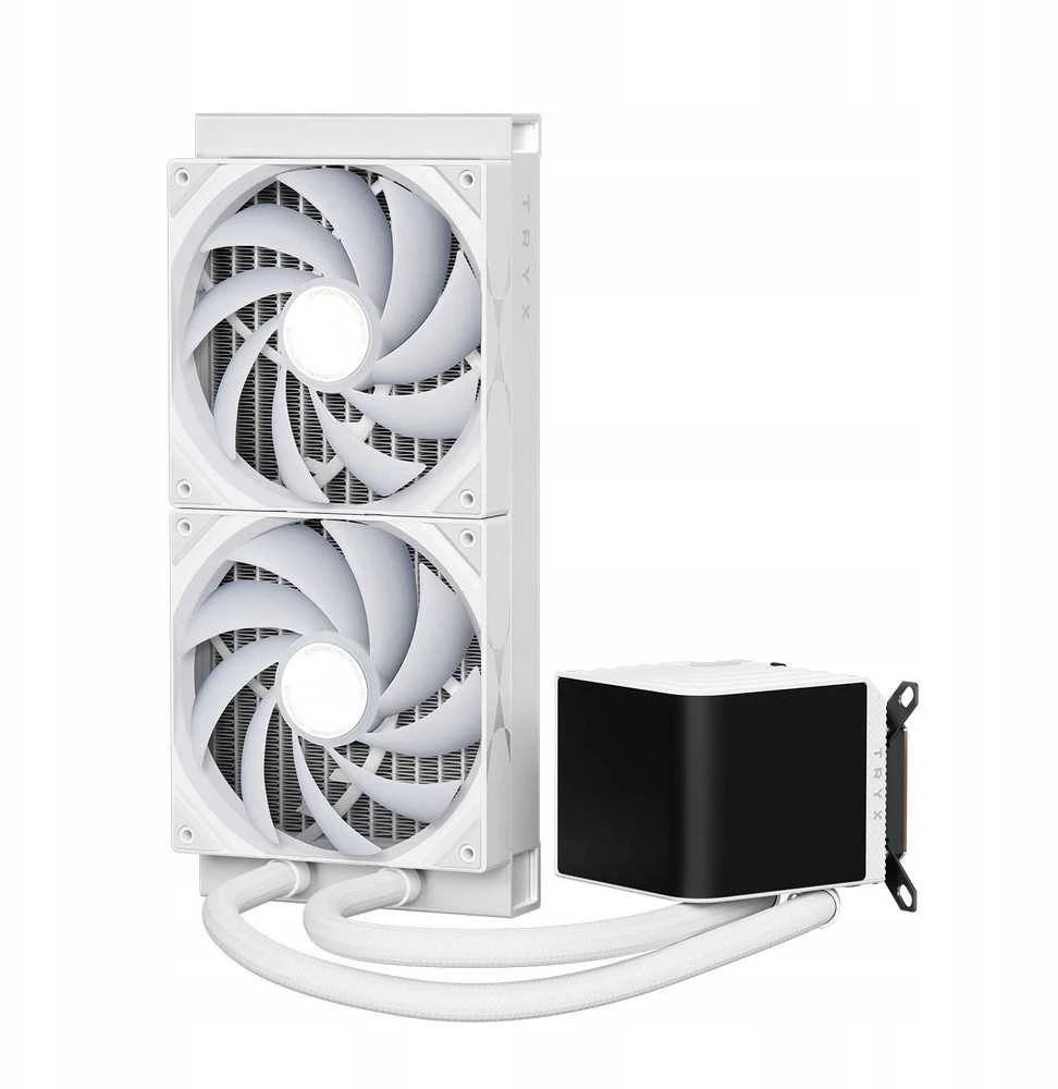 TRYX PANORAMA ARGB 280 All-in-One Liquid Cooling, 3D-AMOLED Ekranas – 280mm, baltos spalvos