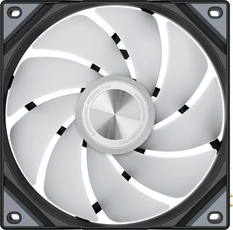 TRYX ROTA SL ARGB korpuso ventiliatorius – 3er-Pack, 120 mm, juodos spalvos