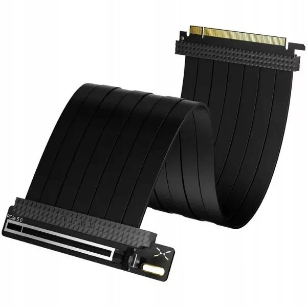 Vaizdo plokštė TRYX STRING PCIe 5.0 x16 Riser Cable, 200mm – juodas